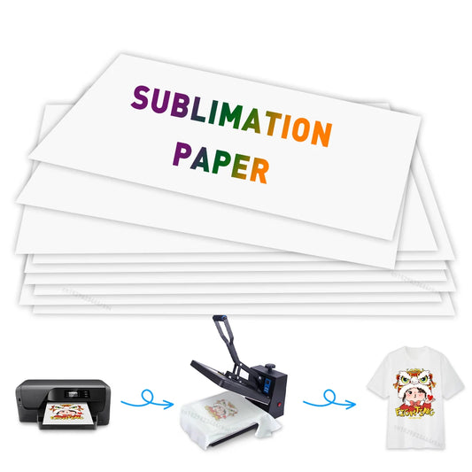 10 Sheets A4 Heat Sublimation Paper Heat Transfer Paper DIY Printing for Clothes T-shirt Cup Mug Pillow Thermal Transfer Paper