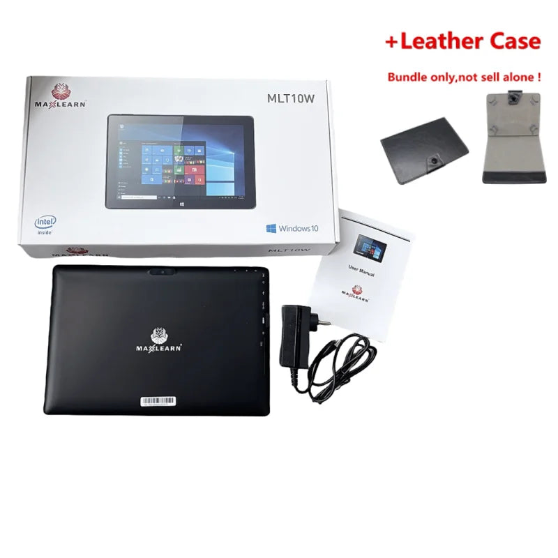 10.1 Inch Intel Celeron N4000 Windows 10 Pro Tablets 4GB RAM 32GB ROM 64bit Dual Camear HDMI USB 3.0 1280 x 800 IPS G+P